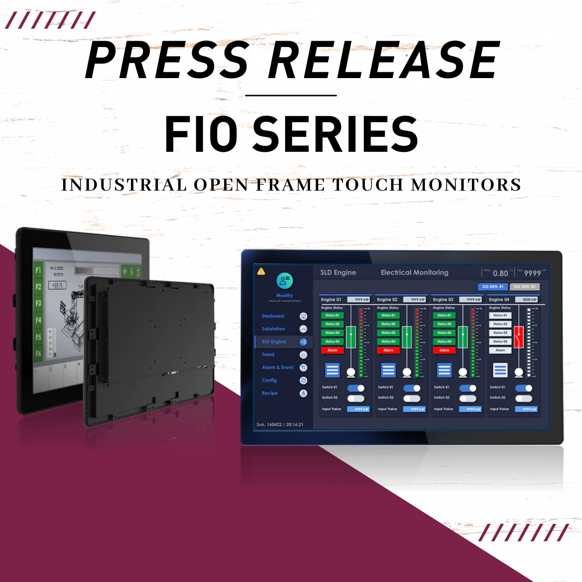 Premio Adds New Line of Open Frame Monitors to its Portfolio of Indust ...