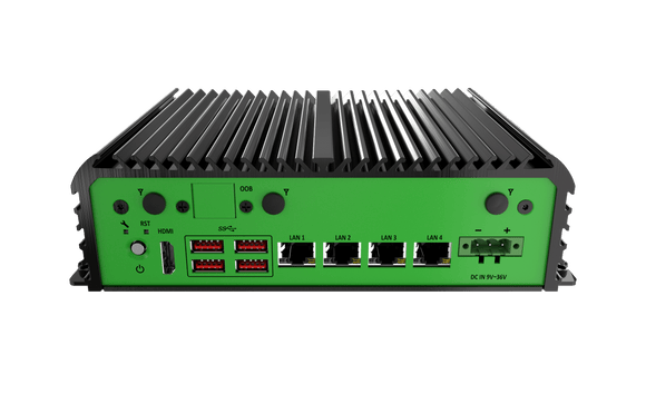 JCO-3000-ORN-B Mid-Range AI Edge Computer with NVIDIA Jetson Orin™ NX/NANO, 4x LAN