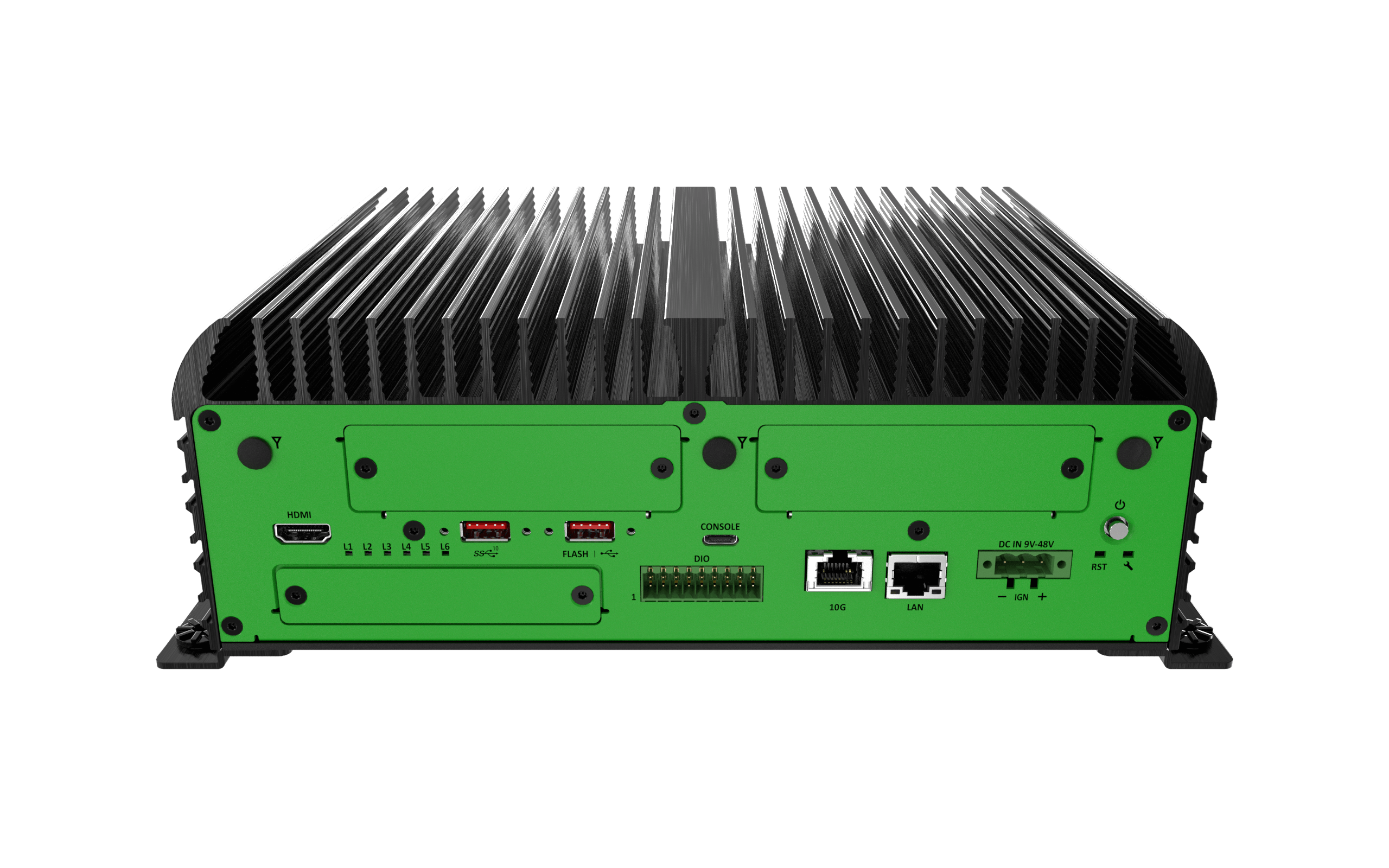 JCO-6000-ORN-B High Performance AI Edge Computer with NVIDIA Jetson AGX Orin™, 4x EDGEBoost I/O Support