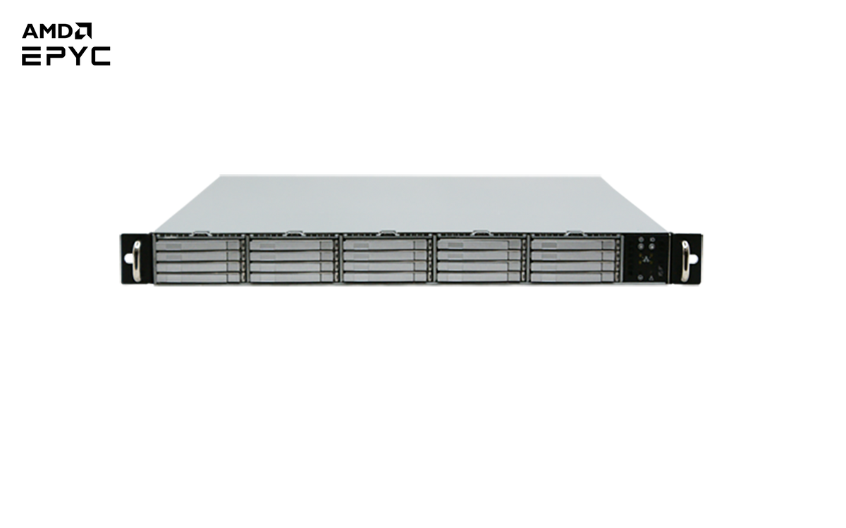 FlacheSAN1N20U-UN 1U 20 BAYS NVMe U.2 7MM SINGLE EPYC 500W HRP