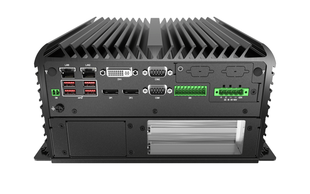 RCO-6000-CML-2 Industrial Computer w/ LGA 1200 for Intel 10th Gen CPU & W480E PCH, 2x PCIe/PCI Expansion