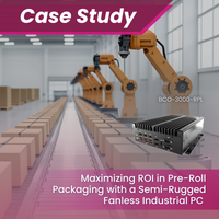 Maximizing ROI in Pre-Roll Packaging with a Semi-Rugged Fanless Industrial PC
