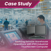 Enabling Reliable Warehouse Operations with IP65 Industrial Touchscreen Computer