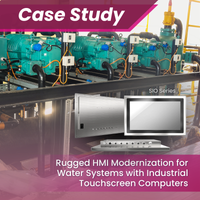 Rugged HMI Modernization for Water Systems with Industrial Touchscreen Computers