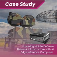 Powering Mobile Defense Network Infrastructure with Premio’s AI Edge Inference Computer