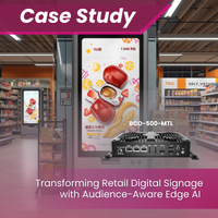 Transforming Retail Digital Signage with Audience-Aware Edge AI