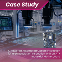 AI Powered Automated Optical Inspection for High Resolution Inspection with an ATX Industrial Motherboard