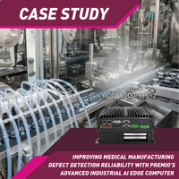 Improving Medical Manufacturing Defect Detection Reliability with Premio’s Advanced Industrial AI Edge Computer