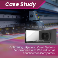 Optimizing Inkjet and Vision System Performance with IP65 Industrial Touchscreen Computers