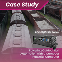 Powering Outdoor Rail Automation with a Super-Rugged Compact Industrial Computer