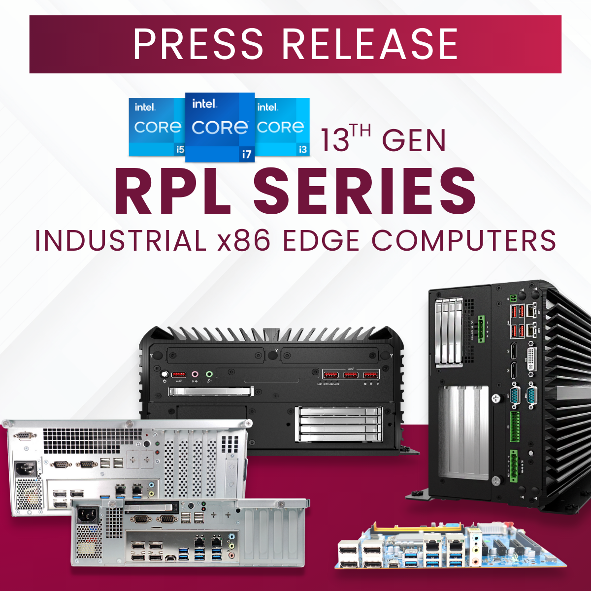 Premio Inc. Releases Intel 12th & 13th Generation Industrial Edge Comp