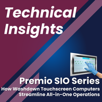 How Washdown Touchscreen Computers Streamline All-in-One Operations