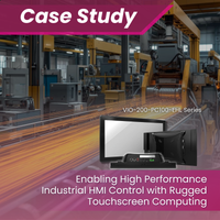 Enabling High Performance Industrial HMI Control with Rugged Touchscreen Computing