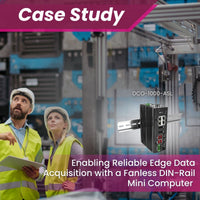 Enabling Reliable Edge Data Acquisition with a Fanless DIN-Rail Mini Computer