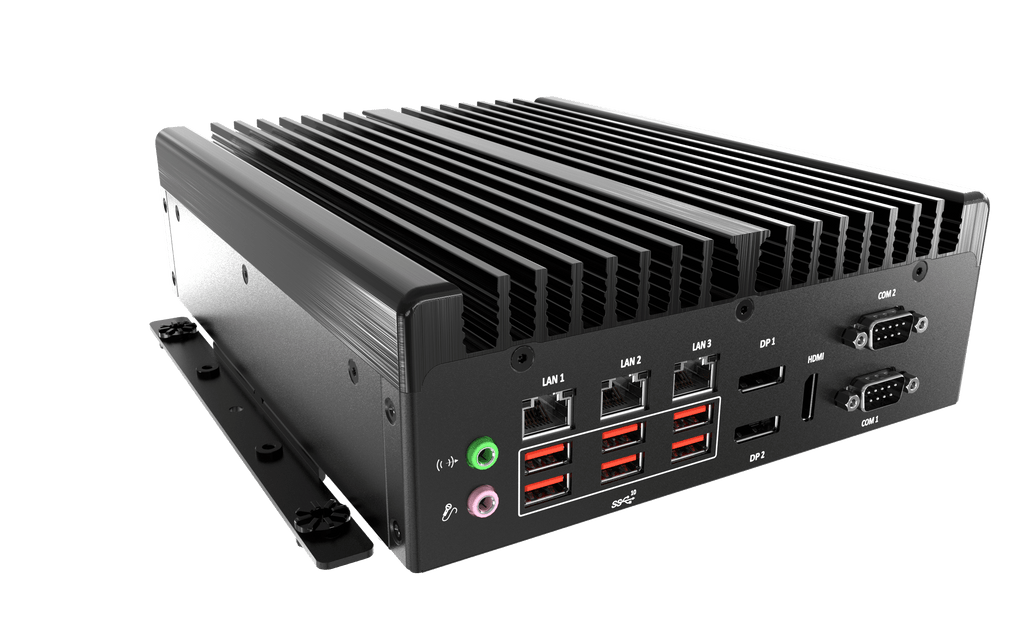 BCO-3000-RPL Small Form Factor Computer with 12th/13th Gen Intel® IoTG Processor, 2x DP, 1x HDMI, 2x COM, 3x LAN