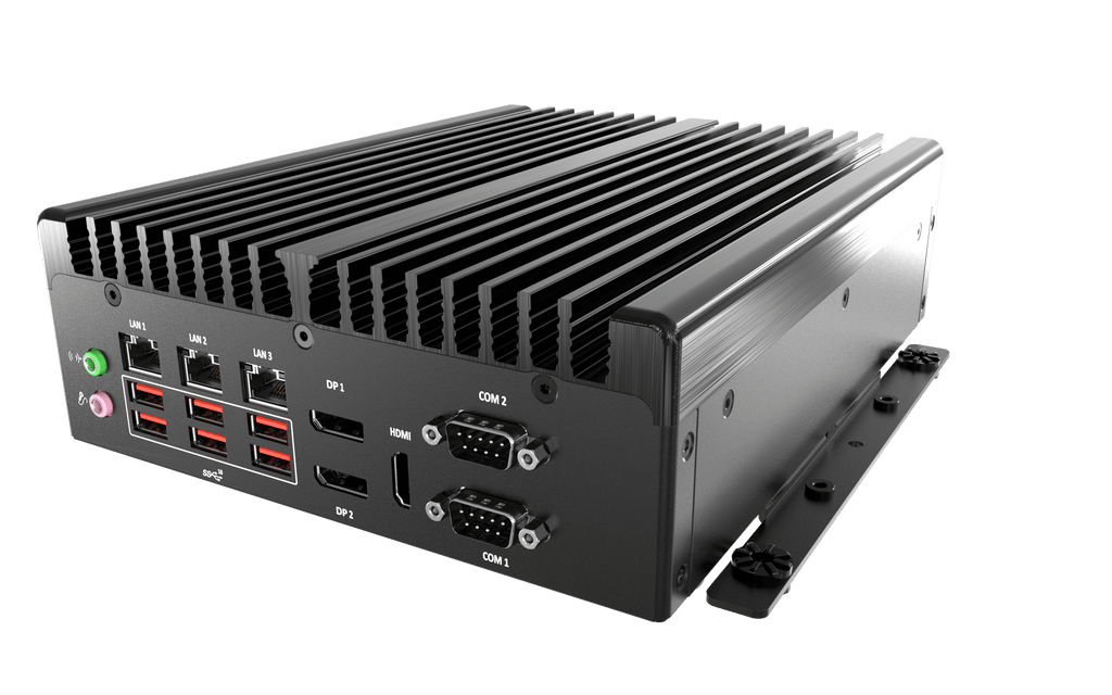 BCO-3000-RPL Small Form Factor Computer with 12th/13th Gen Intel® IoTG Processor, 2x DP, 1x HDMI, 2x COM, 3x LAN