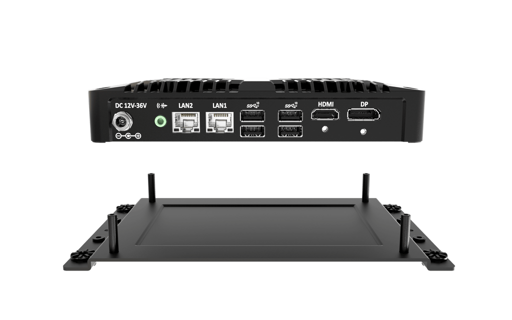 BCO-500-ADL Semi-Rugged Fanless Mini Computer with Intel® Alder lake N97/i3-N305 Processor, 1x DP, 1x HDMI, 4x USB, 2x LAN