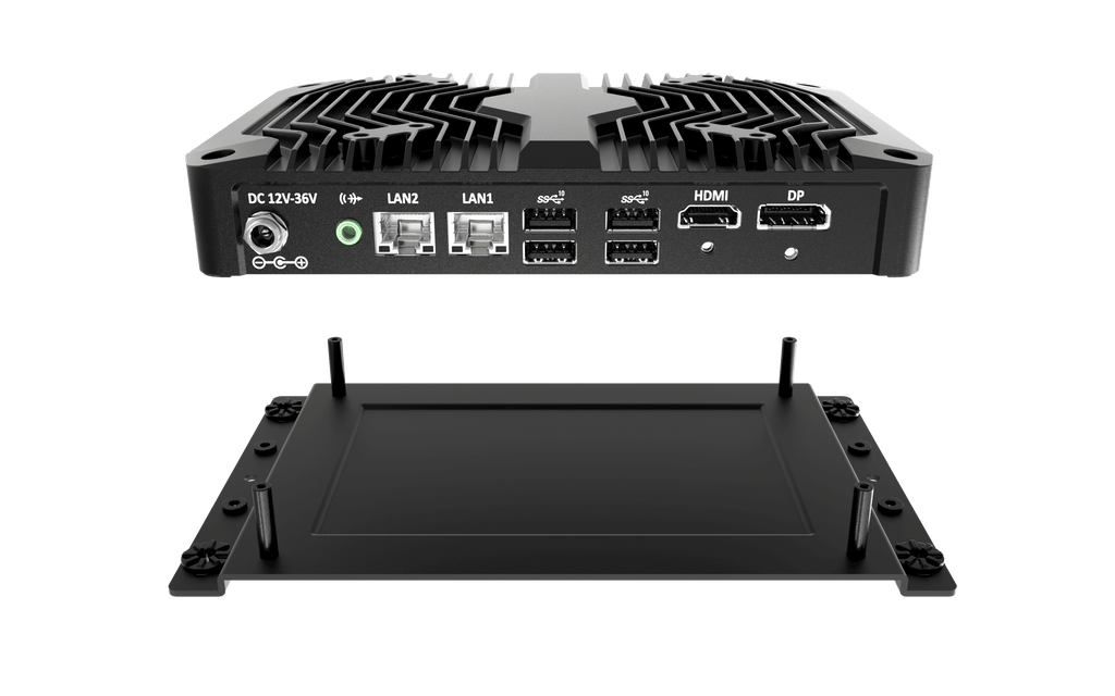 BCO-500-ADL Semi-Rugged Fanless Mini Computer with Intel® Alder lake N97/i3-N305 Processor, 1x DP, 1x HDMI, 4x USB, 2x LAN