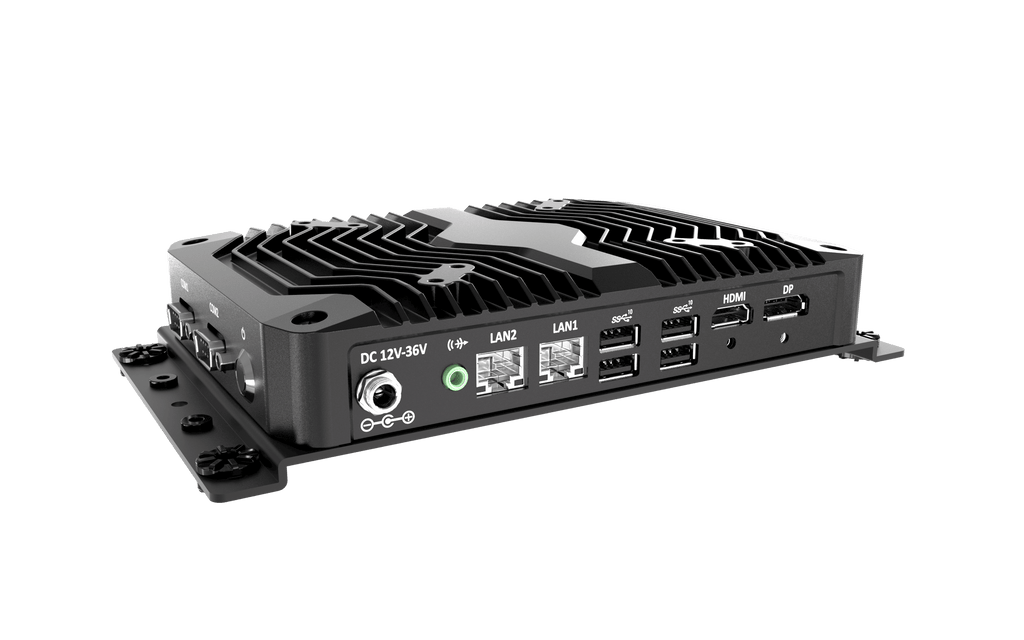 BCO-500-ADL Semi-Rugged Fanless Mini Computer with Intel® Alder lake N97/i3-N305 Processor, 1x DP, 1x HDMI, 4x USB, 2x LAN