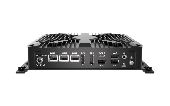 BCO-500-MTL Semi-Rugged Fanless Mini Computer with Intel® Core™ Ultra Processors, 2x DP, 3x USB, 1x Type C, 3x LAN, 1x 150W ADP