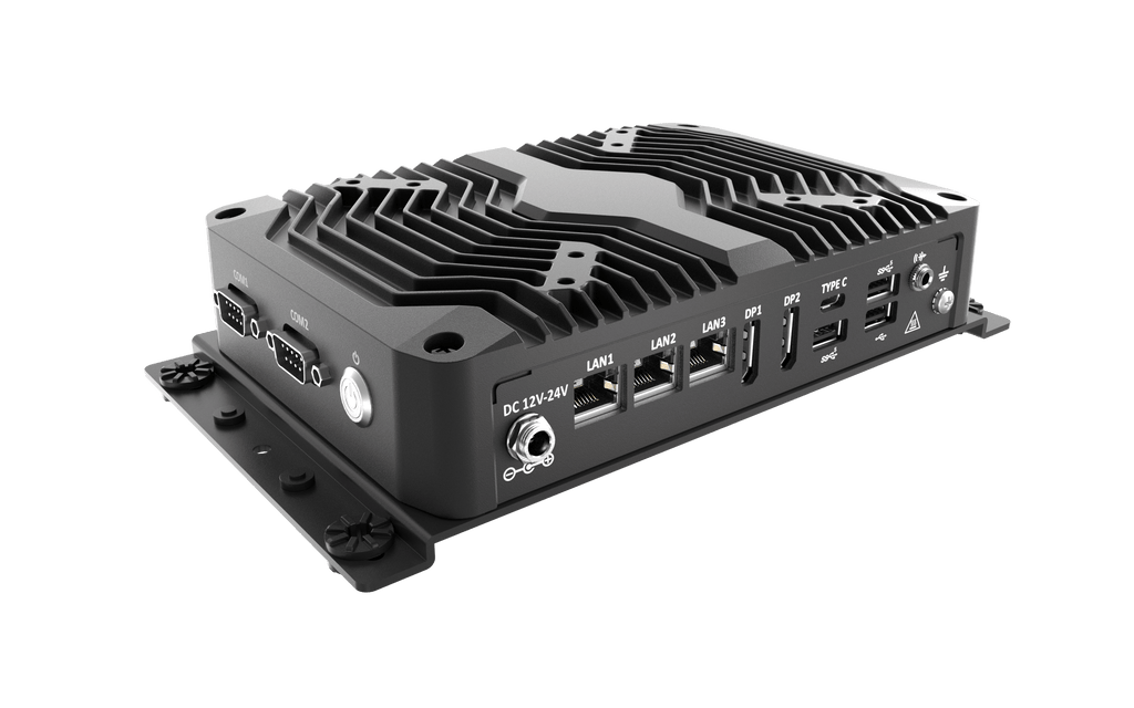 BCO-500-MTL Semi-Rugged Fanless Mini Computer with Intel® Core™ Ultra Processors, 2x DP, 3x USB, 1x Type C, 3x LAN