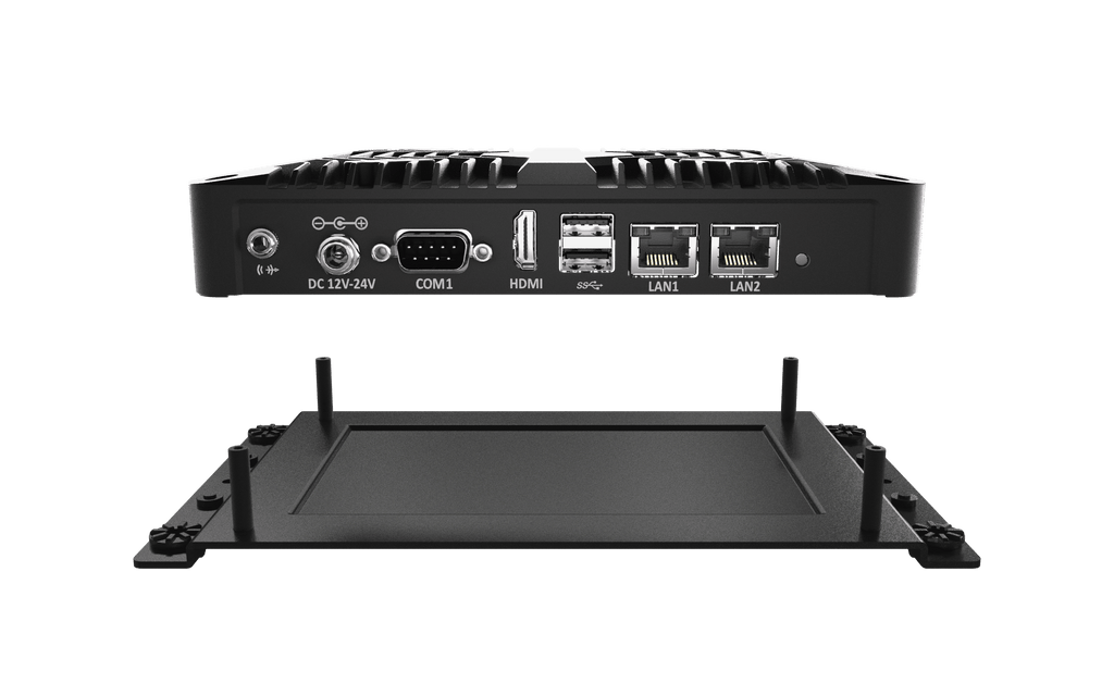 BCO-500-RK3568J Semi-Rugged Fanless Mini Computer with Rockchip ARM Cortex-A55 RK3568J, 1x HDMI, 2x USB, 1x CAN, 2x COM, 2x LAN