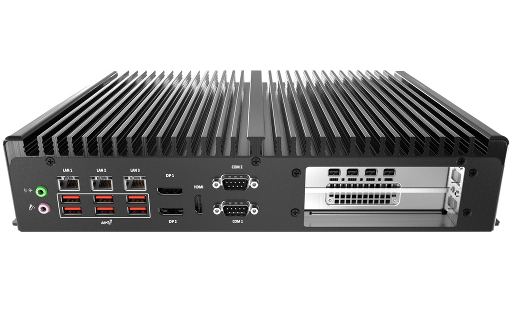 BCO-6000-RPL Industrial Computer with 12th/13th Gen Intel® IoTG Processor, 2x DP, 1x HDMI, 2x COM, 3x LAN, 1x PCIe x16 (or 2x PCIe x8) Expansion