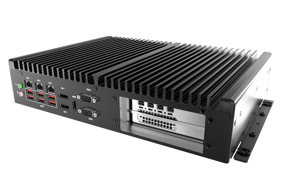 BCO-6000-RPL Industrial Computer with 12th/13th Gen Intel® IoTG Processor, 2x DP, 1x HDMI, 2x COM, 3x LAN, 1x PCIe x16 (or 2x PCIe x8) Expansion