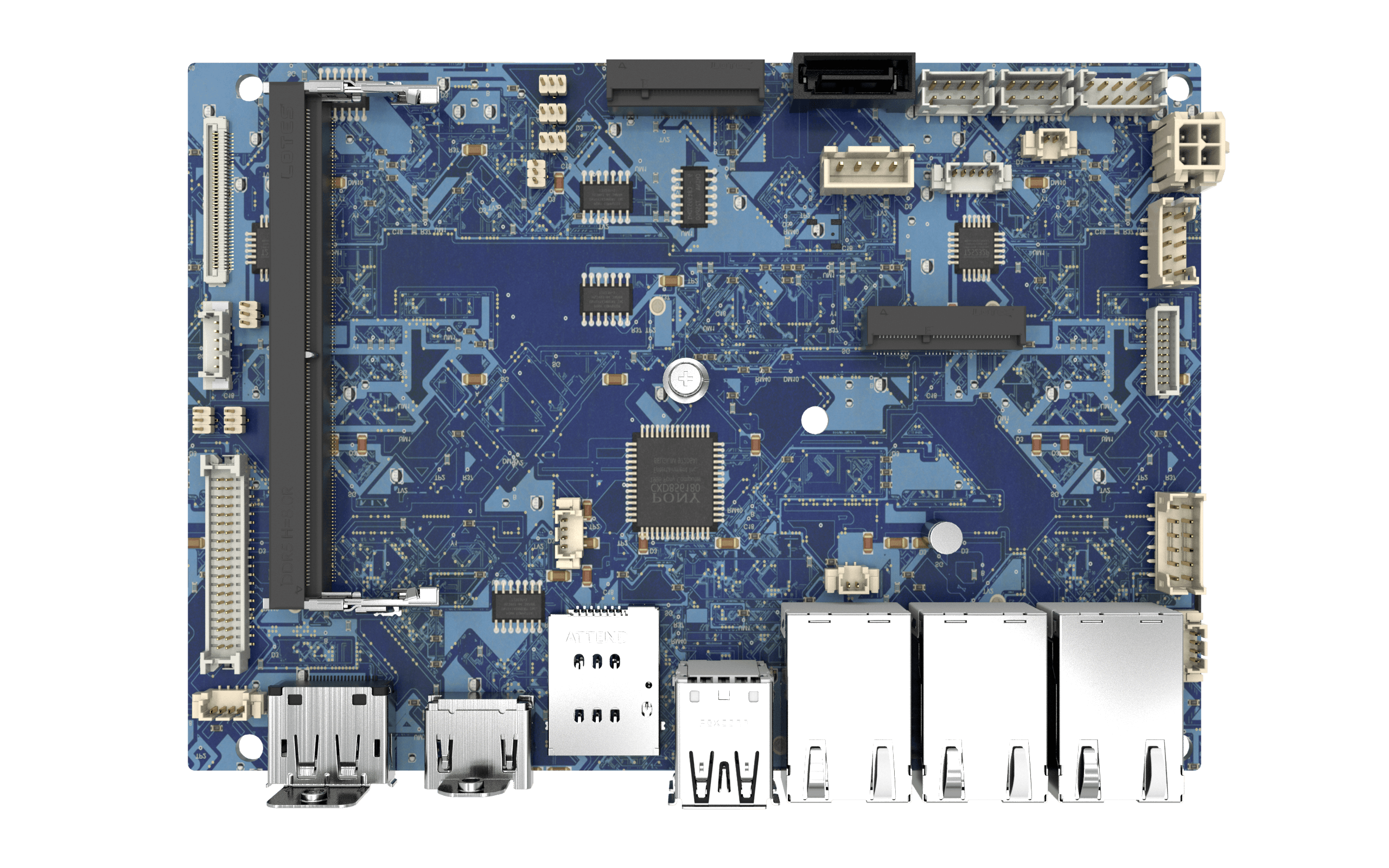 CT-DAL11 3.5" SBC Industrial Motherboard With Intel® 12th Gen Alder Lake-N Processors, 3x LAN, 4G/5G Nano SIM Socket