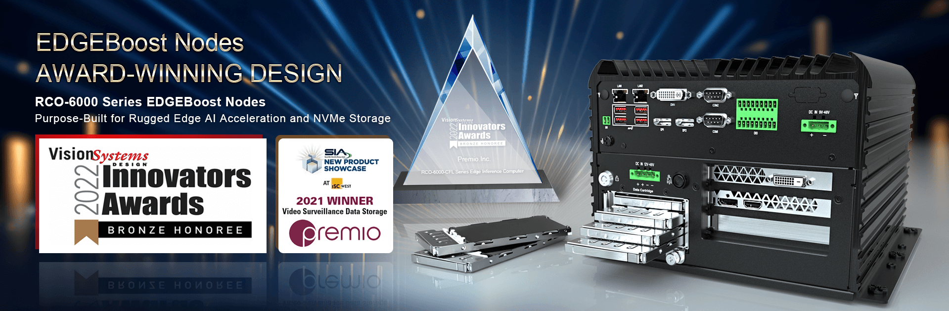 Modular & Ruggedized Edge AI Performance Acceleration – Premio Inc