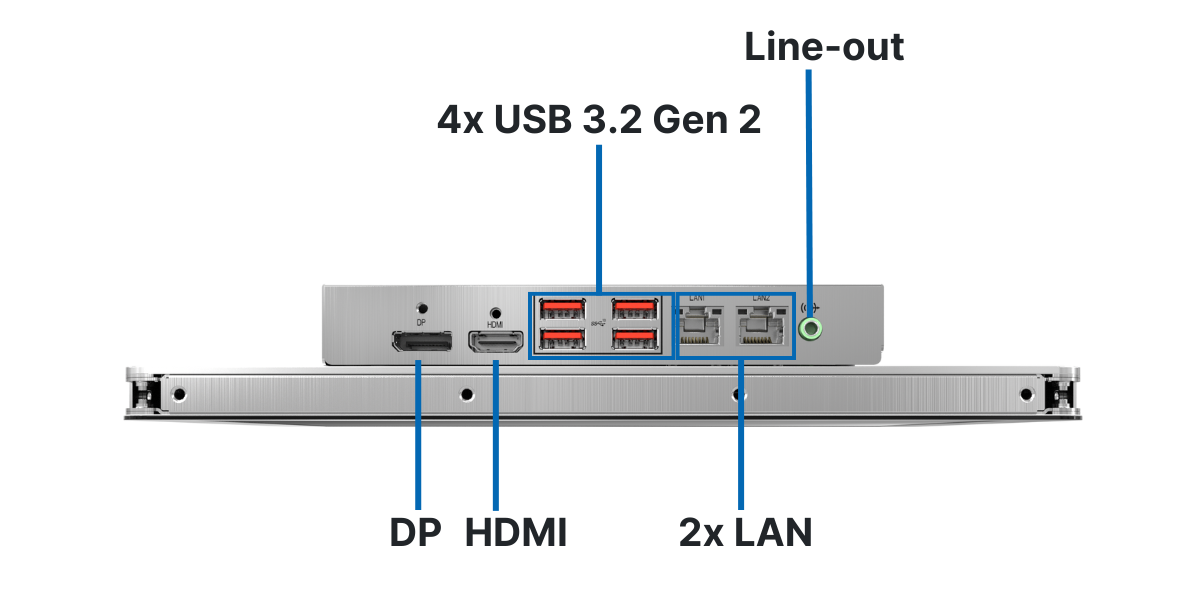 Hiso Computer HIO-200-ADL Series Open Frame Touchscreen Computer – Premio Inc