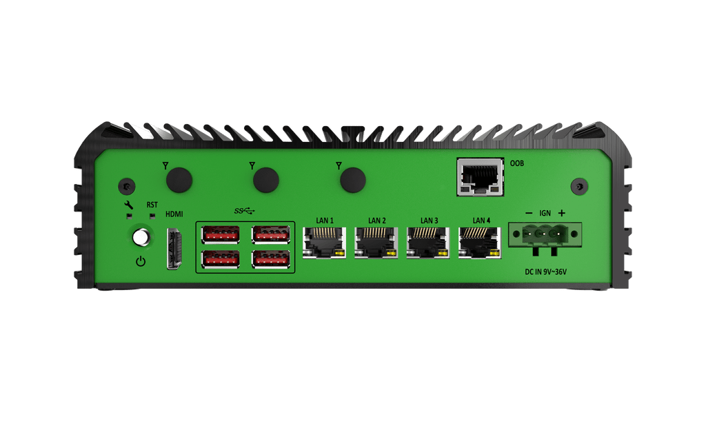 JCO-3000-ORN-B_4L Mid-Range AI Edge Computer with NVIDIA Jetson Orin™ NX/NANO, 4x LAN