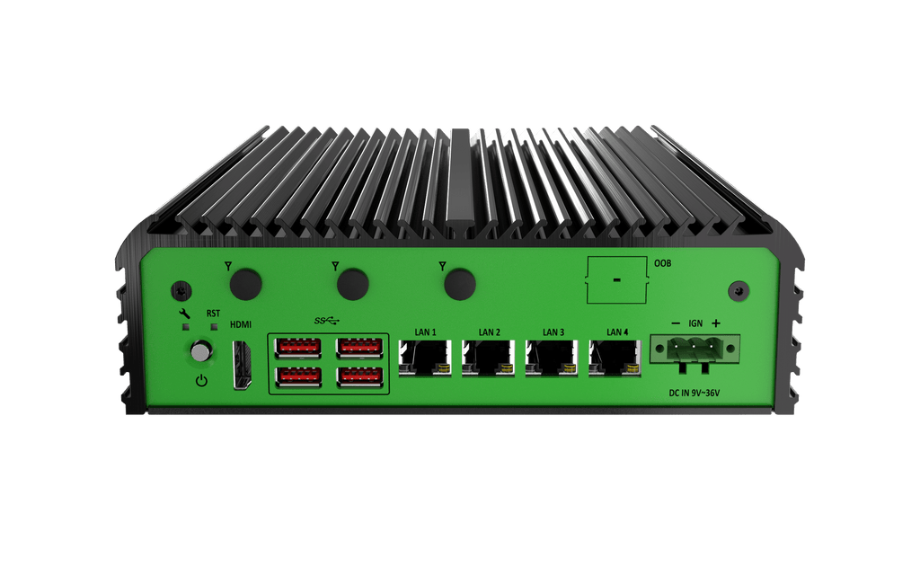 JCO-3000-ORN-B_4L Mid-Range AI Edge Computer with NVIDIA Jetson Orin™ NX/NANO, 4x LAN