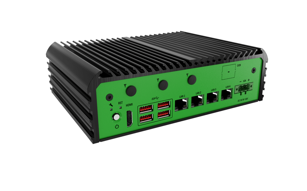 JCO-3000-ORN-B_4L Mid-Range AI Edge Computer with NVIDIA Jetson Orin™ NX/NANO, 4x LAN