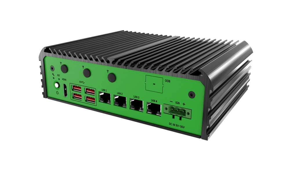 JCO-3000-ORN-B_4L Mid-Range AI Edge Computer with NVIDIA Jetson Orin™ NX/NANO, 4x LAN