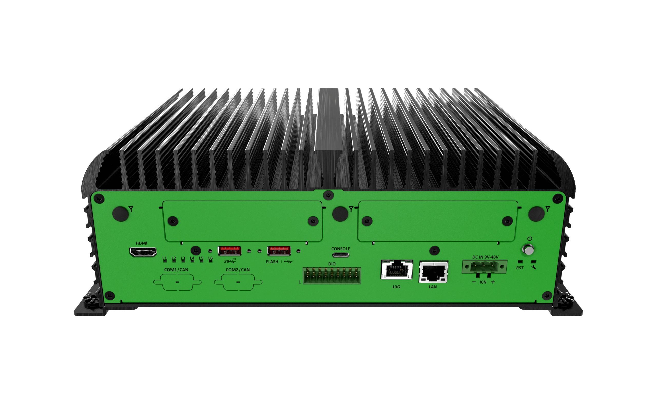 JCO-6000-ORN-A_2EBIO High Performance AI Edge Computer with NVIDIA Jetson AGX Orin™, 2x EDGEBoost I/O Support