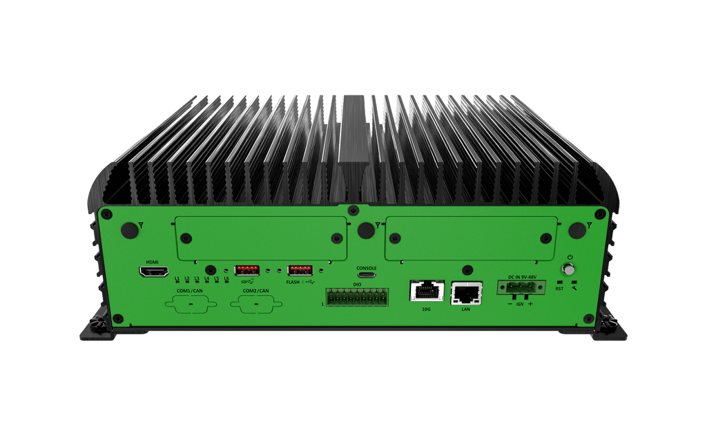 JCO-6000-ORN-A_2EBIO High Performance AI Edge Computer with NVIDIA Jetson AGX Orin™, 2x EDGEBoost I/O Support