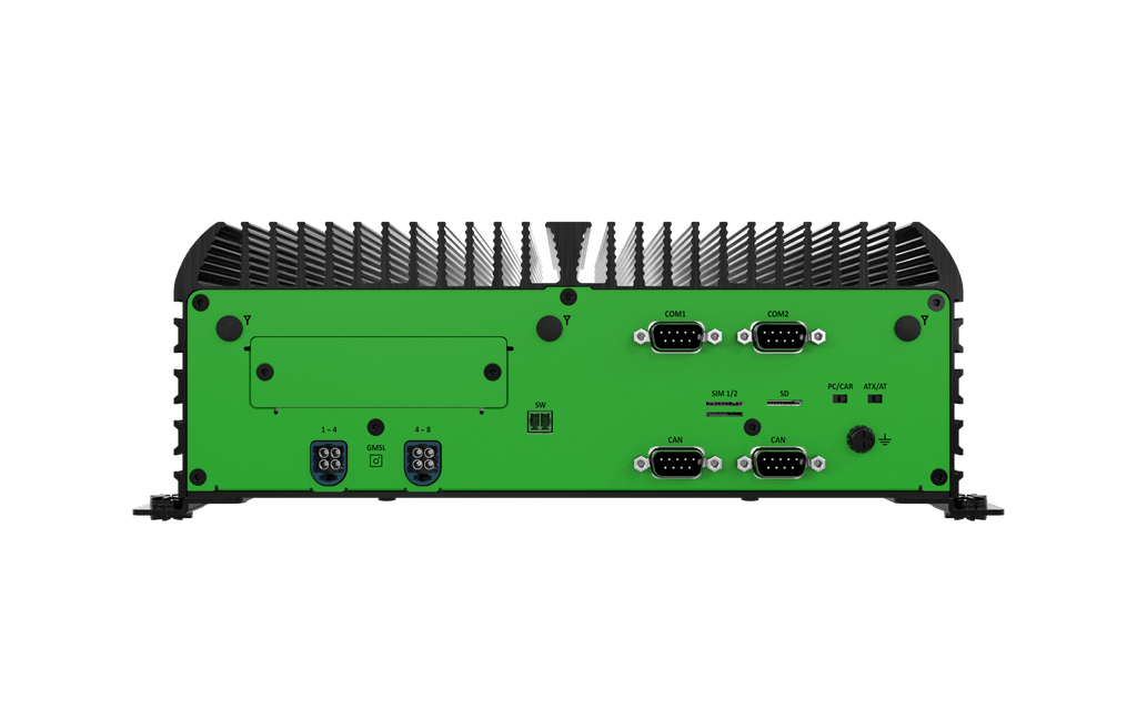 JCO-6000-ORN-B_4EBIO High Performance AI Edge Computer with NVIDIA Jetson AGX Orin™, 4x EDGEBoost I/O Support