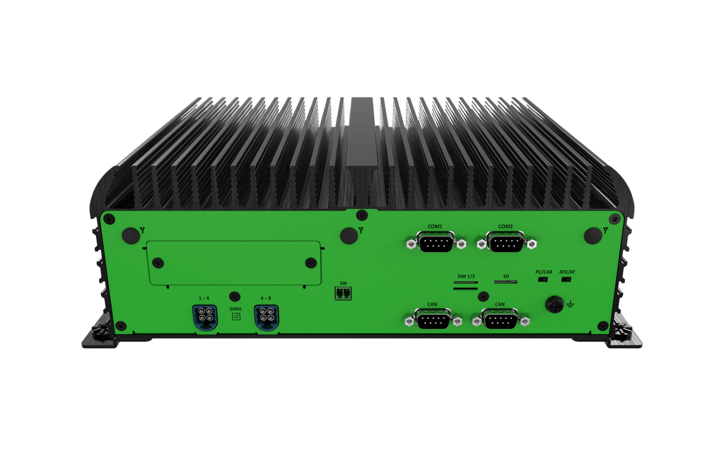 JCO-6000-ORN-B_4EBIO High Performance AI Edge Computer with NVIDIA Jetson AGX Orin™, 4x EDGEBoost I/O Support