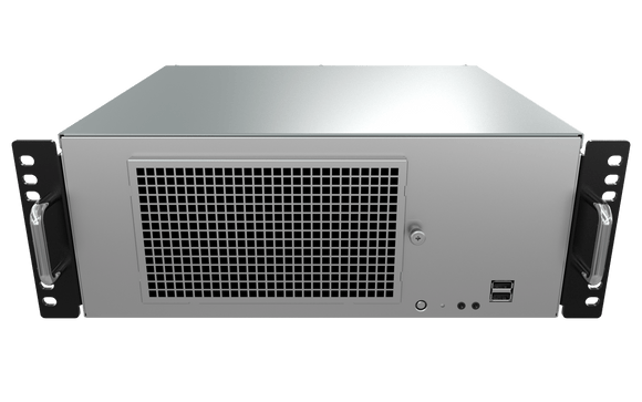 KCO-3000-RPL Fanned Industrial Computer with 3U Rackmount ,12/13th Gen Intel® Core® Processor and Q670E PCH, PCIe Gen 5, Dual GPU, USB Type-C