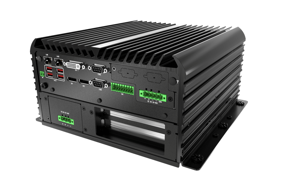 RCO-6000-RPL-2-2PWR AI Edge Inference Computer with LGA 1700 for Intel 12/13th Gen Processor and R680E PCH, 2x PCIe, 2x Power input
