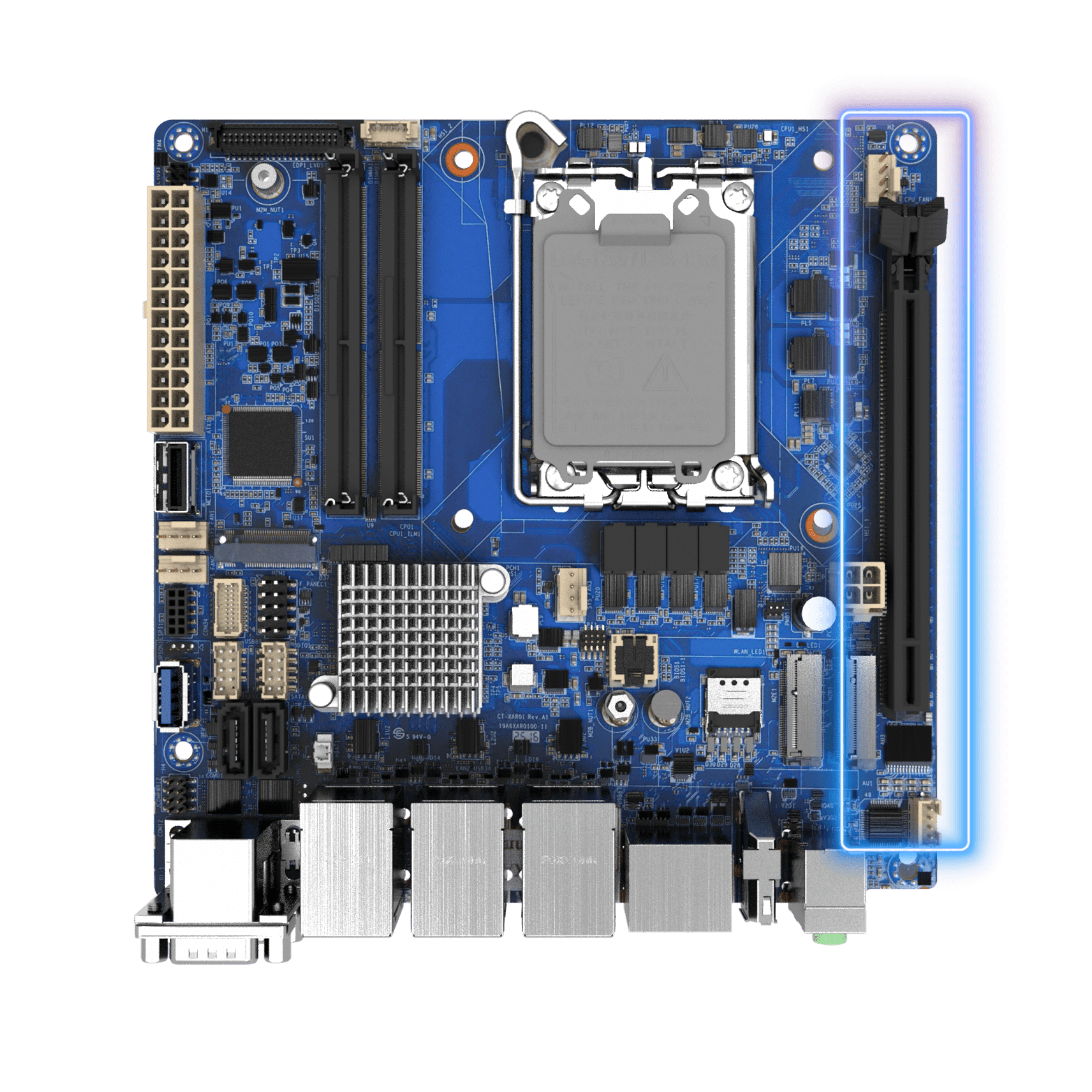CT-XAR01 Mini-ITX Industrial Motherboard with LGA 1851 Intel® Core