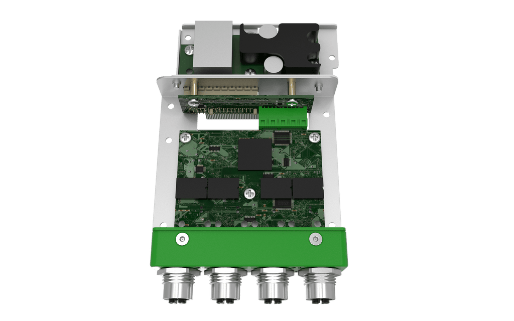 EBIO-4ETH-POE-M12-J EDGEBoost I/O Module with 4x PoE M12 Ports