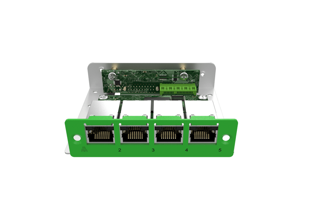 EBIO-4ETH-J EDGEBoost I/O Module with 4x LAN Ports