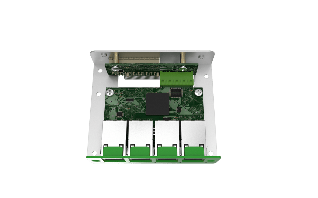 EBIO-4ETH-J EDGEBoost I/O Module with 4x LAN Ports