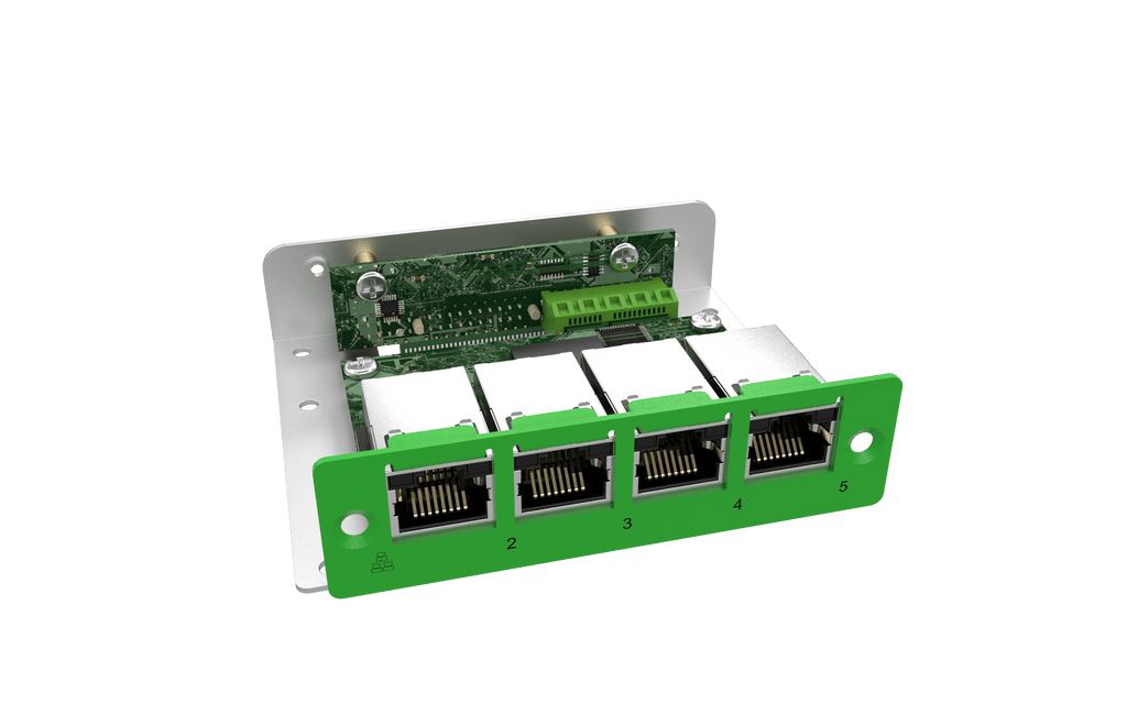 EBIO-4ETH-J EDGEBoost I/O Module with 4x LAN Ports