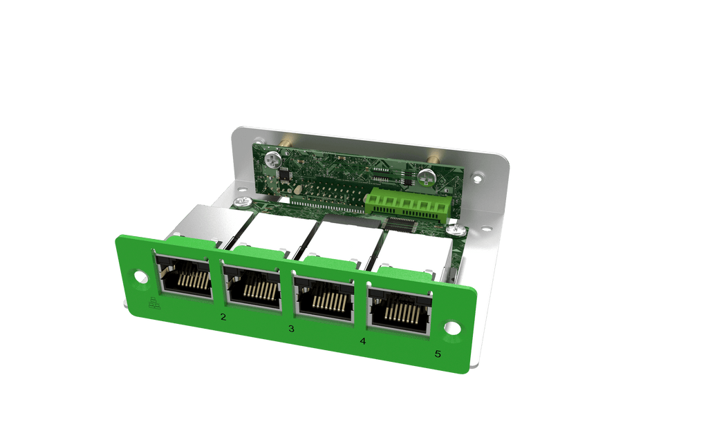 EBIO-4ETH-J EDGEBoost I/O Module with 4x LAN Ports