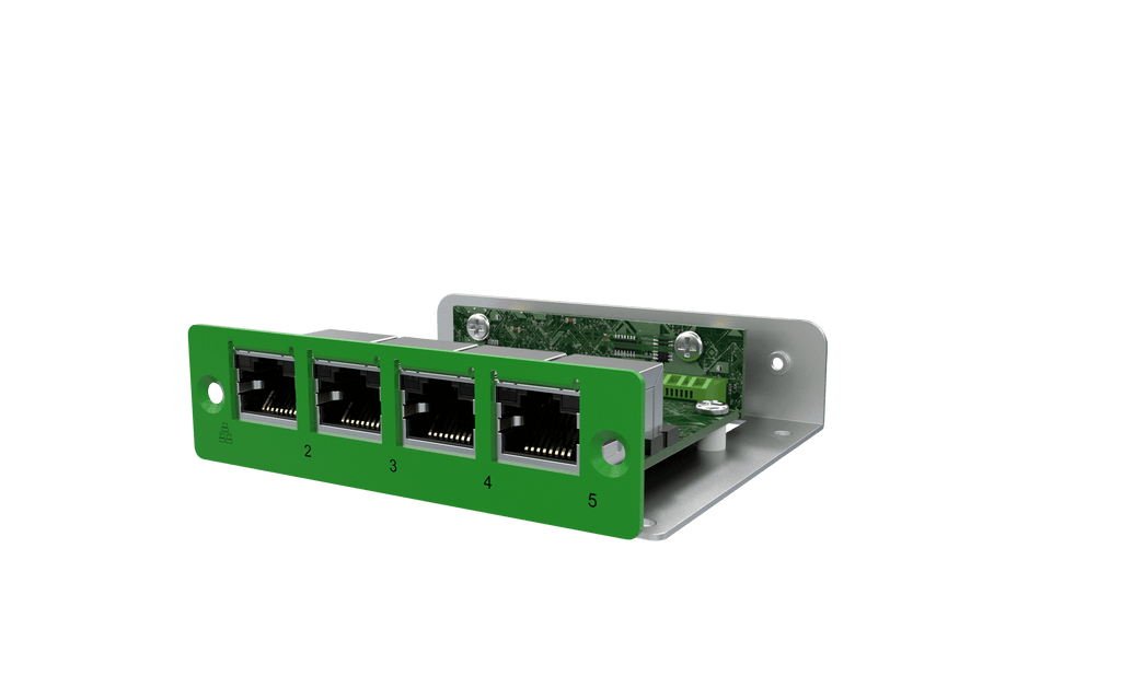 EBIO-4ETH-J EDGEBoost I/O Module with 4x LAN Ports