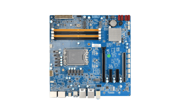 CT-MRL01 MicroATX Industrial Motherboard with LGA 1700 Socket supporting 12/13/14th Gen Intel® Core™ i3/i5/i7/i9 Processor, Q670E