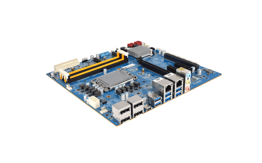 CT-MRL01 MicroATX Industrial Motherboard with LGA 1700 Socket supporting 12/13/14th Gen Intel® Core™ i3/i5/i7/i9 Processor, Q670E